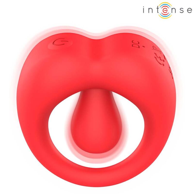 INTENSE – RUSSELL VIBRATING PENIS RING WITH CLITORIS STIMULATION RED Cock Rings | SEX Shop Ireland 8