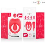 INTENSE – RUSSELL VIBRATING PENIS RING WITH CLITORIS STIMULATION RED Cock Rings | SEX Shop Ireland 21