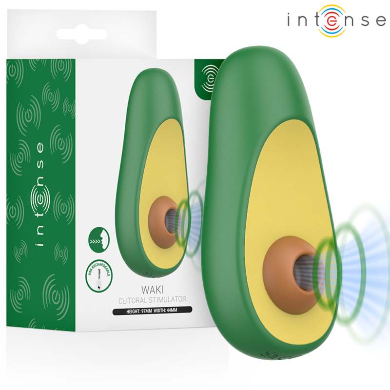 INTENSE – WAKI AVOCADO CLITORAL SUCTION STIMULATOR Air Pulse Stimulators | SEX Shop Ireland 4 INTENSE – WAKI AVOCADO CLITORAL SUCTION STIMULATOR Air Pulse Stimulators | SEX Shop Ireland 4