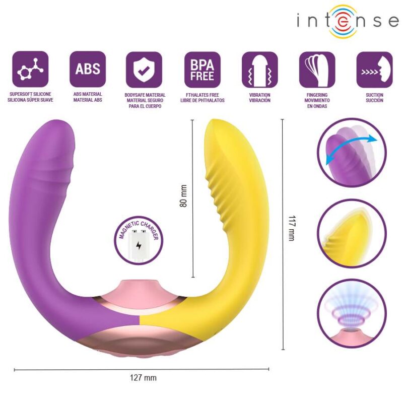 INTENSE – WILLOW 3-IN-1 SUCTION AND VIBRATION STIMULATOR Clitoral Sucking Vibrator | SEX Shop Ireland 7