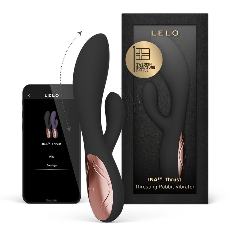 LELO – INA THRUST RABBIT THRUSTING VIBRATOR BLACK | SEX Shop Ireland 4 LELO – INA THRUST RABBIT THRUSTING VIBRATOR BLACK | SEX Shop Ireland 4