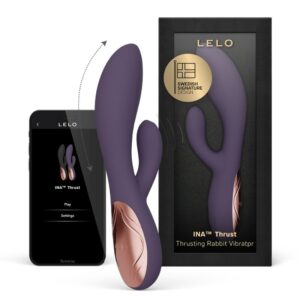 LELO – INA THRUST RABBIT THRUSTING VIBRATOR PURPLE | SEX Shop Ireland
