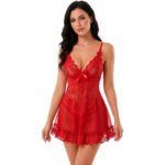 LIVCO CORSETTI FASHION – NUIT SET T-SHIRT + RED PANTY 2028 L/XL Corset Lingerie | SEX Shop Ireland 8