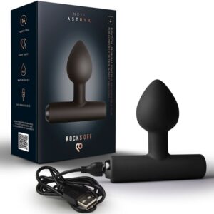 ROCKS-OFF – NOVA ASTRYX RECHARGEABLE PREMIUM & POWERFUL ANAL PLUG 16 FUNCTION BLACK Anal Sex Toys | SEX Shop Ireland
