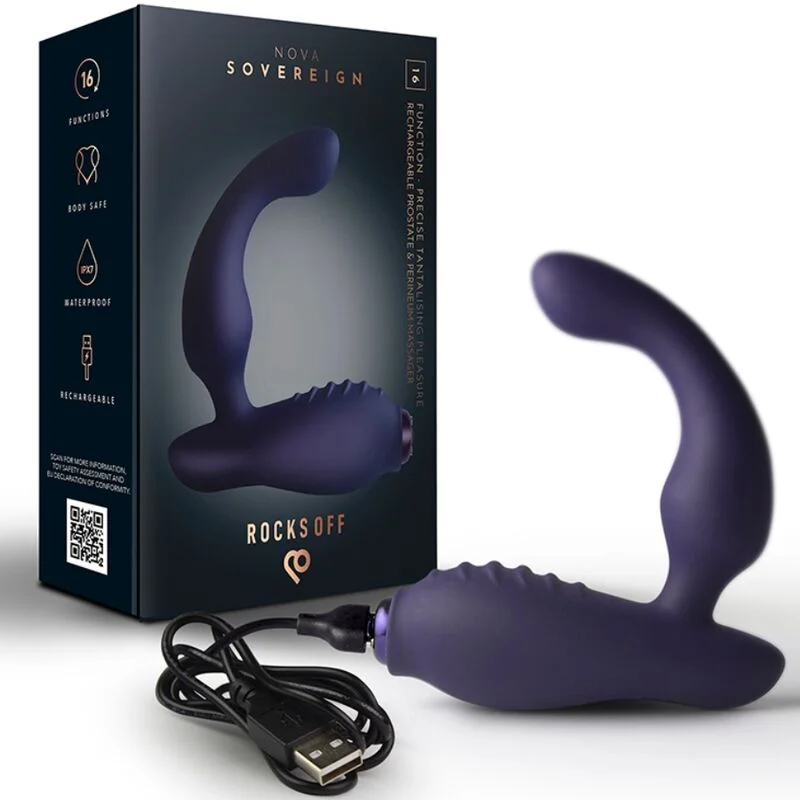 ROCKS-OFF – NOVA SOVEREIGN RECHARGEABLE PROSTATE & PERINEUM MASSAGER 16 FUNCTION BLUE Prostate Massagers | SEX Shop Ireland 4 ROCKS-OFF – NOVA SOVEREIGN RECHARGEABLE PROSTATE & PERINEUM MASSAGER 16 FUNCTION BLUE Prostate Massagers | SEX Shop Ireland 4