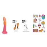 ROMP – DIZI SILICONE DILDO WITH SUCTION CUP TRICOLOR 18 CM Dildos | SEX Shop Ireland 21