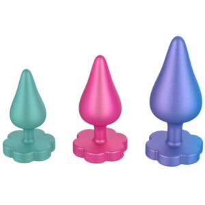 ROMP – LUSTER ANAL TRAINING KIT S/M/L WITH FLOWER-SHAPED BASE Anal Sex Toys | SEX Shop Ireland