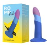 ROMP – PICCOLO SILICONE DILDO WITH TRICOLOR SUCTION CUP 14 CM Dildos | SEX Shop Ireland 18