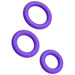 ROMP – REMIX TRIO SET OF 3 PURPLE SILICONE PENIS RINGS Cock Rings | SEX Shop Ireland