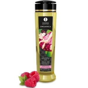 SHUNGA – ORGANIC MASSAGE OIL RASPBERRY FEELING 240 ML Massage creams | SEXstore.ie
