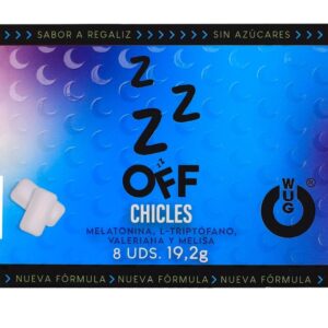 WUG Off – The functional chewing gum that helps you relax and sleep better. BLISTER OF 8 PACKS Aphrodisiac Capsules | SEX Shop Ireland