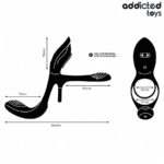 ADDICTED TOYS – DOUBLE PENIS RING WITH CLITORAL STIMULATOR Cock Rings | SEX Shop Ireland 15