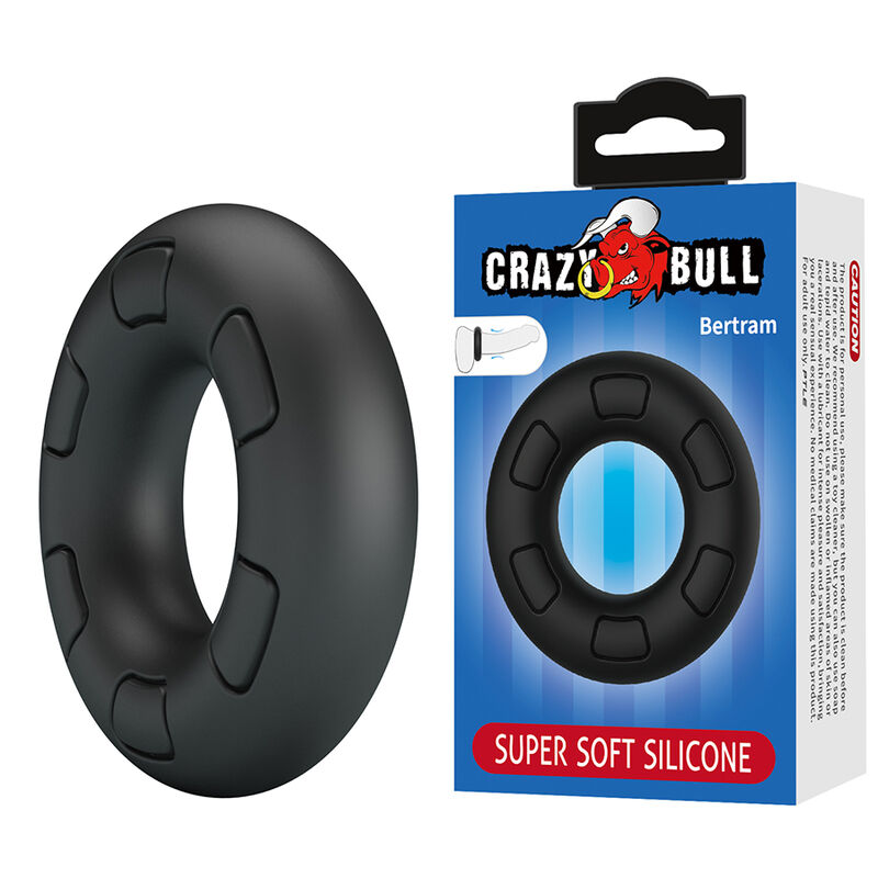 CRAZY BULL – BERTRAM SUPER SOFT SILICONE COCK RING BLACK Cock Rings | SEX Shop Ireland 4 CRAZY BULL – BERTRAM SUPER SOFT SILICONE COCK RING BLACK Cock Rings | SEX Shop Ireland 4