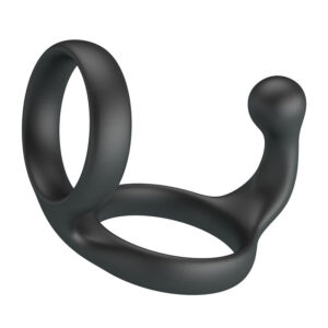 CRAZY BULL – FLORIAN DOUBLE COCK AND BALL RING BLACK Cock Rings | SEX Shop Ireland