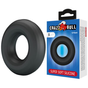 CRAZY BULL – URBAN SUPER SOFT SILICONE COCK RING BLACK Cock Rings | SEX Shop Ireland 3