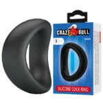 CRAZY BULL – VALEN ERGONOMIC SILICONE COCK RING BLACK Cock Rings | SEX Shop Ireland 12