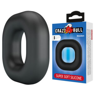 CRAZY BULL – WALDEN SUPER SOFT SILICONE COCK RING BLACK Cock Rings | SEX Shop Ireland