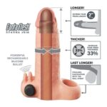 FANTASY X-TENSIONS – VIBRATING REAL FEEL 5CM PENIS EXTENSION SLEEVE BEIGE Penis Extenders & Sleeves | SEXstore.ie 12