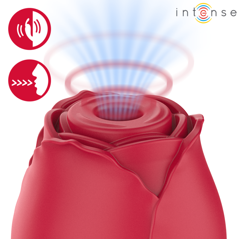 INTENSE – CAMELLIA CLITORAL SUCTION ROSE BY WAVES BORDEAUX Air Pulse Stimulators | SEX Shop Ireland 5
