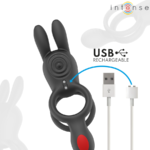 INTENSE – QUINN DOUBLE VIBRATION RING REMOTE CONTROL Cock Rings | SEX Shop Ireland 19
