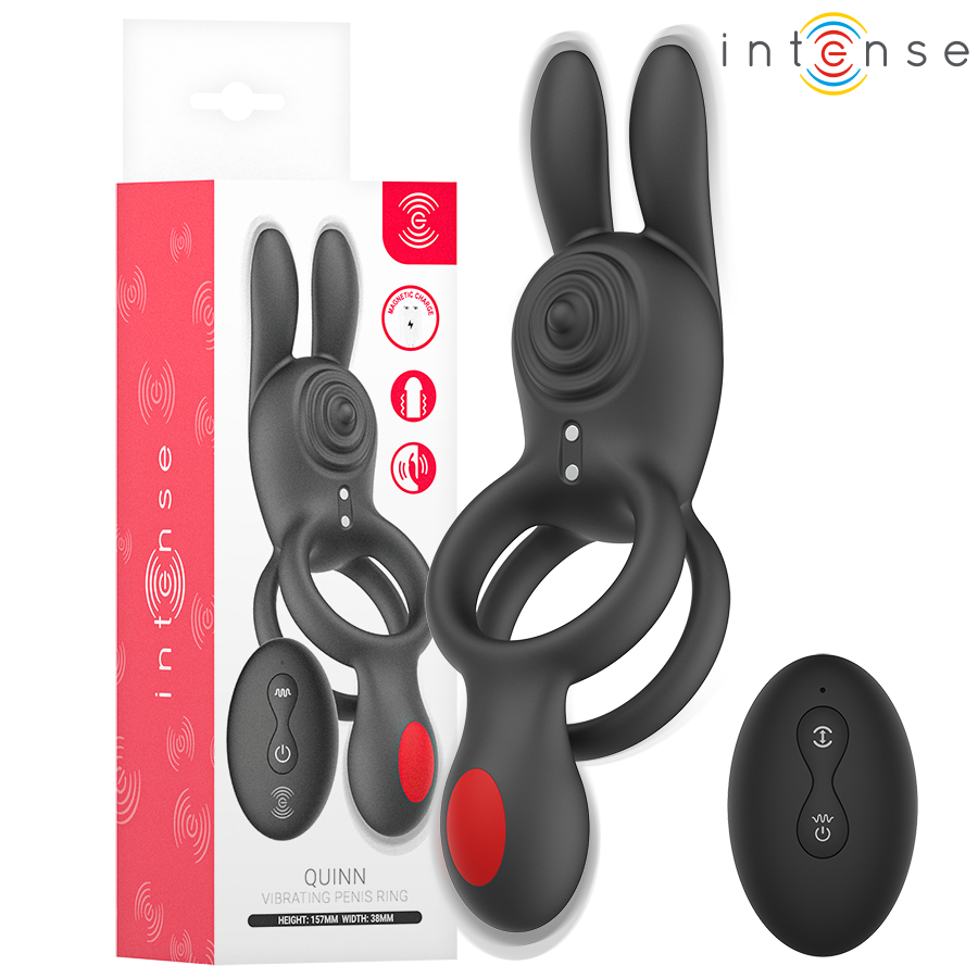 INTENSE – QUINN DOUBLE VIBRATION RING REMOTE CONTROL Cock Rings | SEX Shop Ireland 4 INTENSE – QUINN DOUBLE VIBRATION RING REMOTE CONTROL Cock Rings | SEX Shop Ireland 4