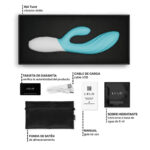 LELO – INA TWIST DOUBLE VIBRATOR RABBIT FOR G-SPOT AND CLITORIS BLUE G-spot Vibrators | SEXstore.ie 16