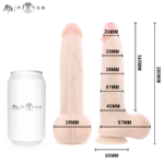 MR INTENSE – BRUCE M SILICONE DILDO WITH TESTICLES 20 CM -Ø- 4.5 CM Dildos | SEX Shop Ireland 15