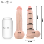 MR INTENSE – BRUCE S SILICONE DILDO WITH TESTICLES 17.8 CM -Ø- 4 CM Dildos | SEX Shop Ireland 15