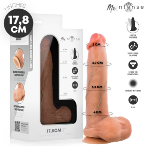 MR INTENSE – BRUCE S SILICONE DILDO WITH TESTICLES 17.8 CM -Ø- 4 CM Dildos | SEX Shop Ireland