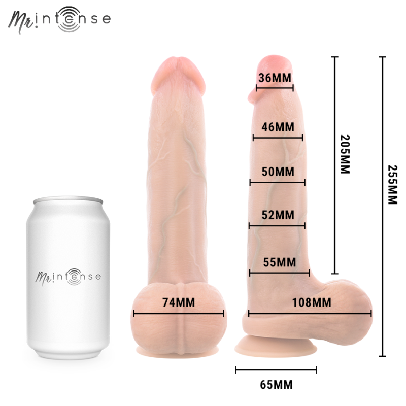 MR INTENSE – BRUCE XL SILICONE DILDO WITH TESTICLES 25.5 CM -Ø- 5.5 CM Dildos | SEX Shop Ireland 8