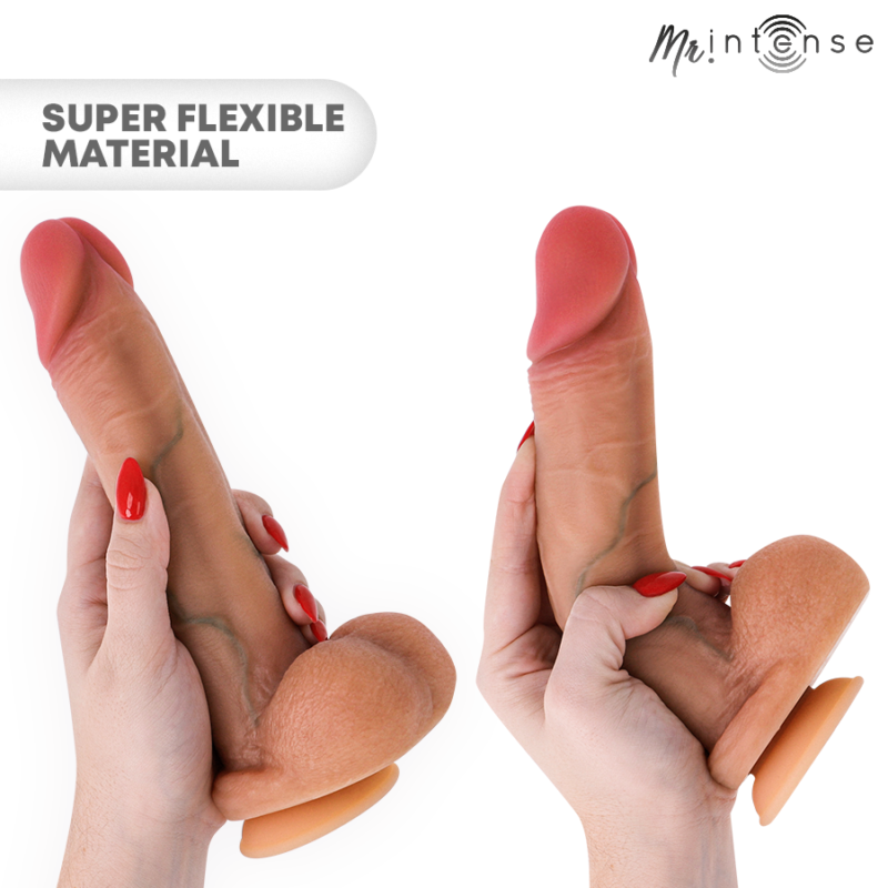 MR INTENSE – GARY L ULTRA-REALISTIC SILICONE COCK WITH TESTICLES 23 CM – Ø- 4.7 CM Dildos | SEX Shop Ireland 5