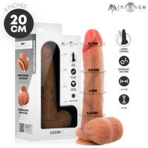 MR INTENSE – GARY M ULTRA-REALISTIC SILICONE COCK WITH TESTICLES 20 CM -Ø- 4.2 CM Dildos | SEX Shop Ireland