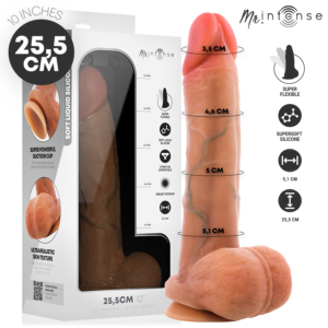 MR INTENSE – GARY XL ULTRA-REALISTIC SILICONE COCK WITH TESTICLES 25.5 CM -Ø- 5.1 CM Dildos | SEX Shop Ireland