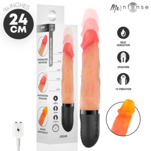 MR INTENSE – JEAN UP&DOWN VIBRATOR SILICONE WITH HEAT EFFECT 24 CM -Ø- 3.8 CM Classic Vibrators | SEX Shop Ireland