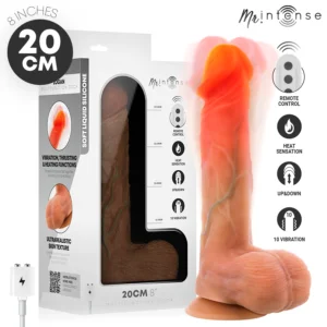 MR INTENSE – LOGAN VIBRATOR DILDO SILICONE WITH HEAT EFFECT AND REMOTE CONTROL 20 CM -Ø- 4,1 CM Dildos | SEX Shop Ireland