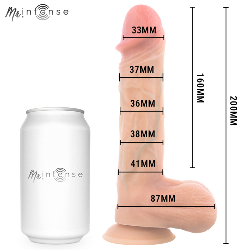MR INTENSE – LOGAN VIBRATOR DILDO SILICONE WITH HEAT EFFECT AND REMOTE CONTROL 20 CM -Ø- 4,1 CM Dildos | SEX Shop Ireland 13