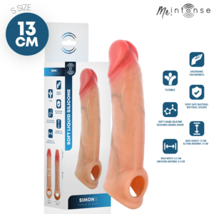 MR INTENSE – SIMON S SILICONE PENIS COVER 13 CM -Ø- 4 CM Penis Extenders & Sleeves | SEX Shop Ireland