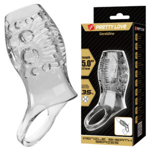 PRETTY LOVE – GERALDINE THICKENING TEXTURED TRANSPARENT FUNDA BDSM Cages & Chastity Rings | SEX Shop Ireland 3