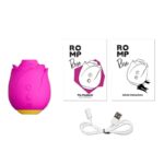 ROMP – ROSE 2.0 CLITORAL SUCTION TOOL PINK SHAPE LIMITED EDITION Air Pulse Stimulators | SEX Shop Ireland 16