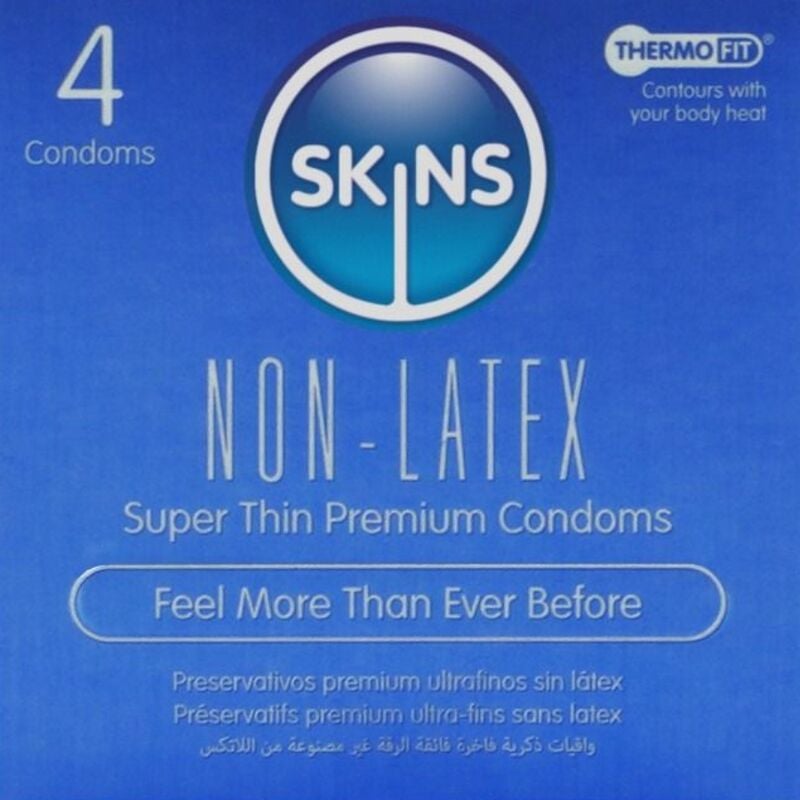 SKINS – LATEX-FREE CONDOMS PACK OF 4 Condoms | SEXstore.ie 4 SKINS – LATEX-FREE CONDOMS PACK OF 4 Condoms | SEXstore.ie 4