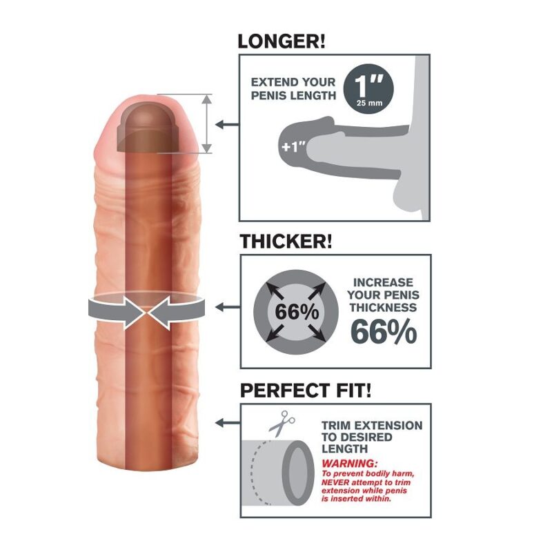 FANTASY X- TENSIONS – MEGA 1 EXTENSION Penis Extenders & Sleeves | SEXstore.ie 7