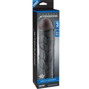 FANTASY X- TENSIONS – MEGA 3 EXTENSION BLACK Penis Extenders & Sleeves | SEXstore.ie