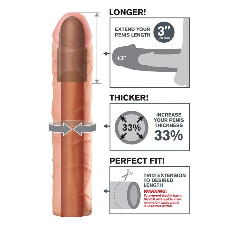 FANTASY X- TENSIONS – PERFECT 3 EXTENSION Penis Extenders & Sleeves | SEXstore.ie 7