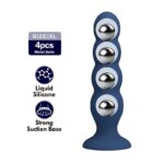 MR PLAY – ANAL PLUG WITH 4 METAL BALLS AND SUCTION CUP BLUE Anal Sex Toys | SEXstore.ie 12