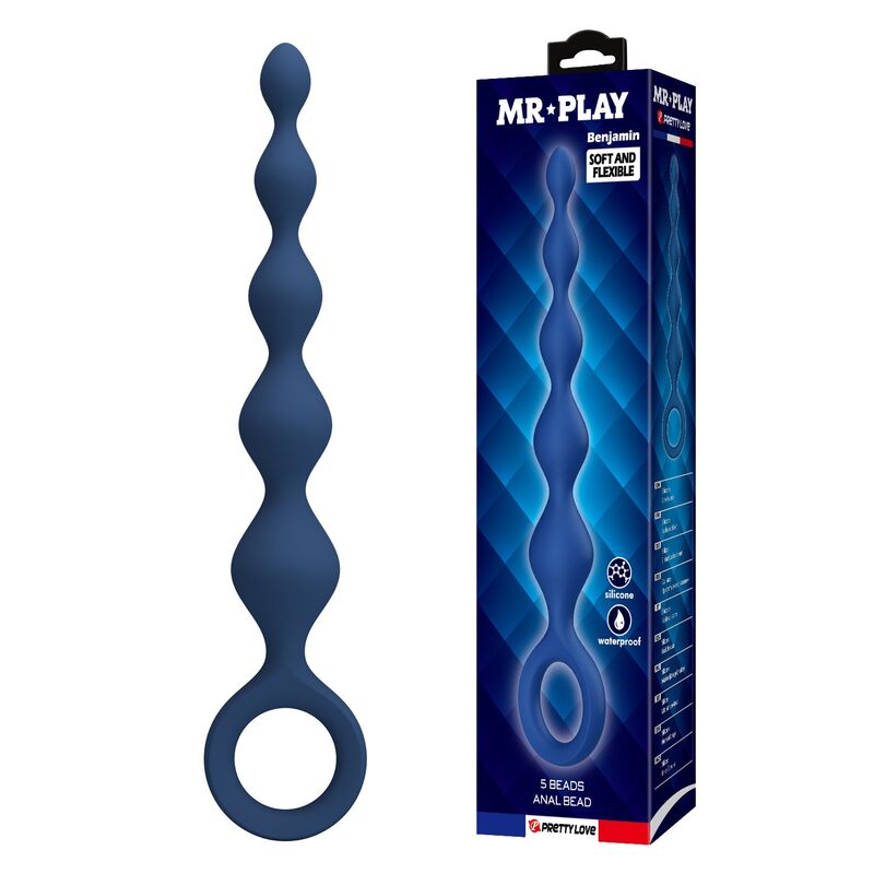 MR PLAY – BLUE SILICONE ANAL BEADS & ANAL PLUG 20.4 CM Anal Sex Toys | SEXstore.ie 4 MR PLAY – BLUE SILICONE ANAL BEADS & ANAL PLUG 20.4 CM Anal Sex Toys | SEXstore.ie 4