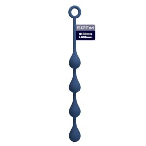 MR PLAY – BLUE SILICONE ANAL BEADS SIZE M 33 CM Anal Sex Toys | SEXstore.ie 3