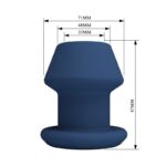 MR PLAY – JACK BLUE SILICONE HOLLOW ANAL PLUG SIZE M Anal Sex Toys | SEXstore.ie 19