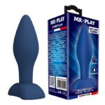 MR PLAY – TAPERED SILICONE ANAL PLUG BLUE M Anal Sex Toys | SEXstore.ie 12