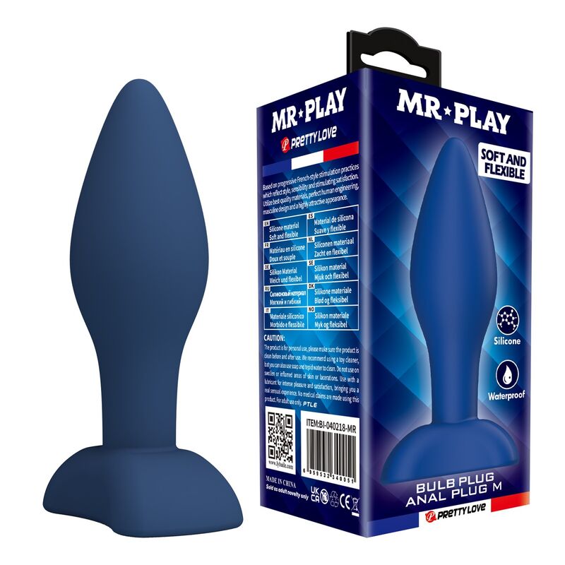 MR PLAY – TAPERED SILICONE ANAL PLUG BLUE M Anal Sex Toys | SEXstore.ie 4 MR PLAY – TAPERED SILICONE ANAL PLUG BLUE M Anal Sex Toys | SEXstore.ie 4