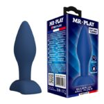 MR PLAY – TAPERED SILICONE ANAL PLUG BLUE S Anal Sex Toys | SEXstore.ie 12